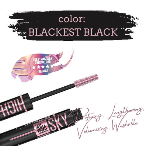 Maybelline Sky High Mascara Blackest Black
